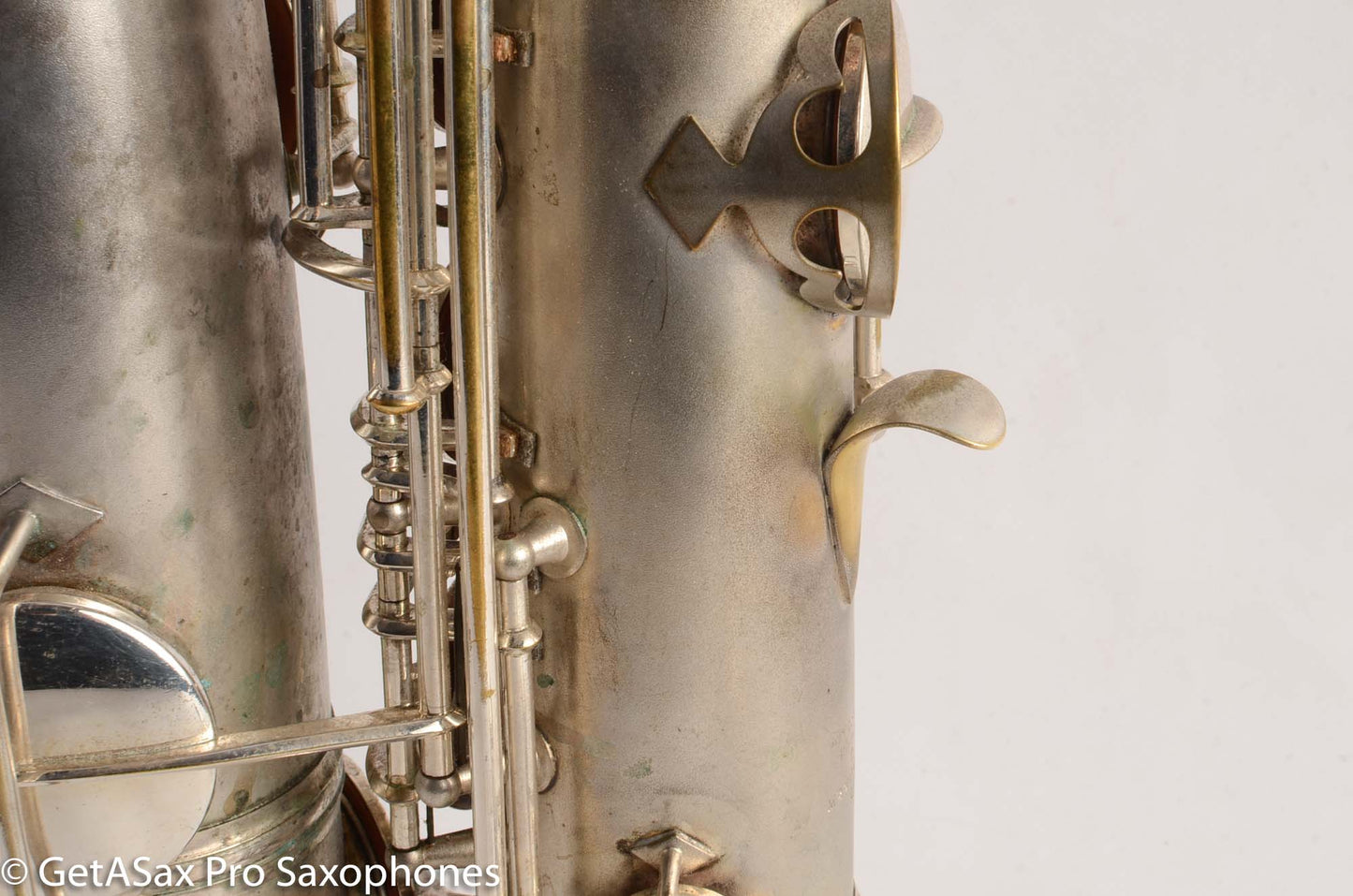 Conn 10M Transitional Tenor Saxophone 250009 Art Deco Silver Plate Recent Overhaul Outstanding!