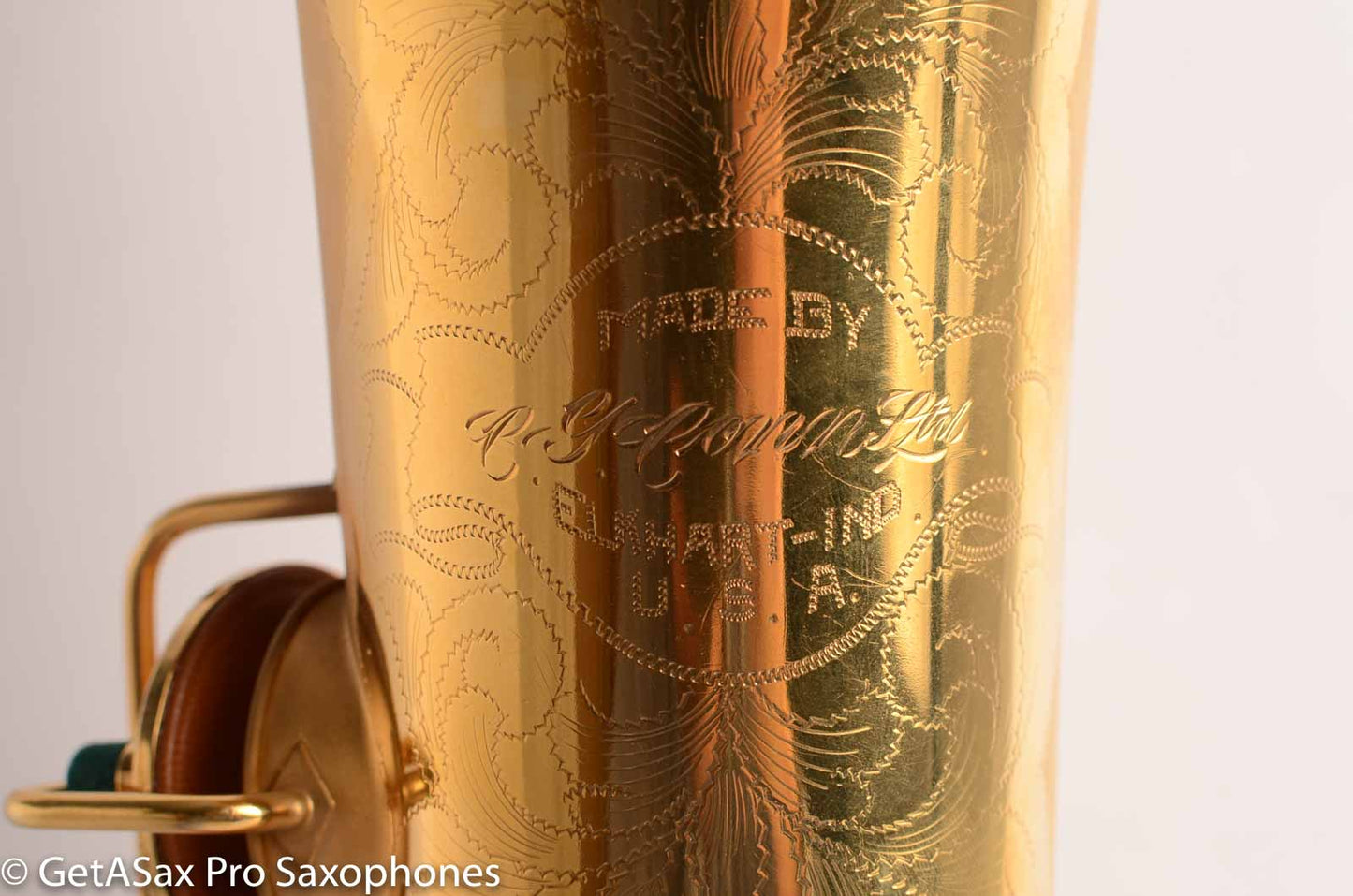Conn with MODERN keywork New Wonder II Tenor Saxophone Gold Plate custom-made 167123