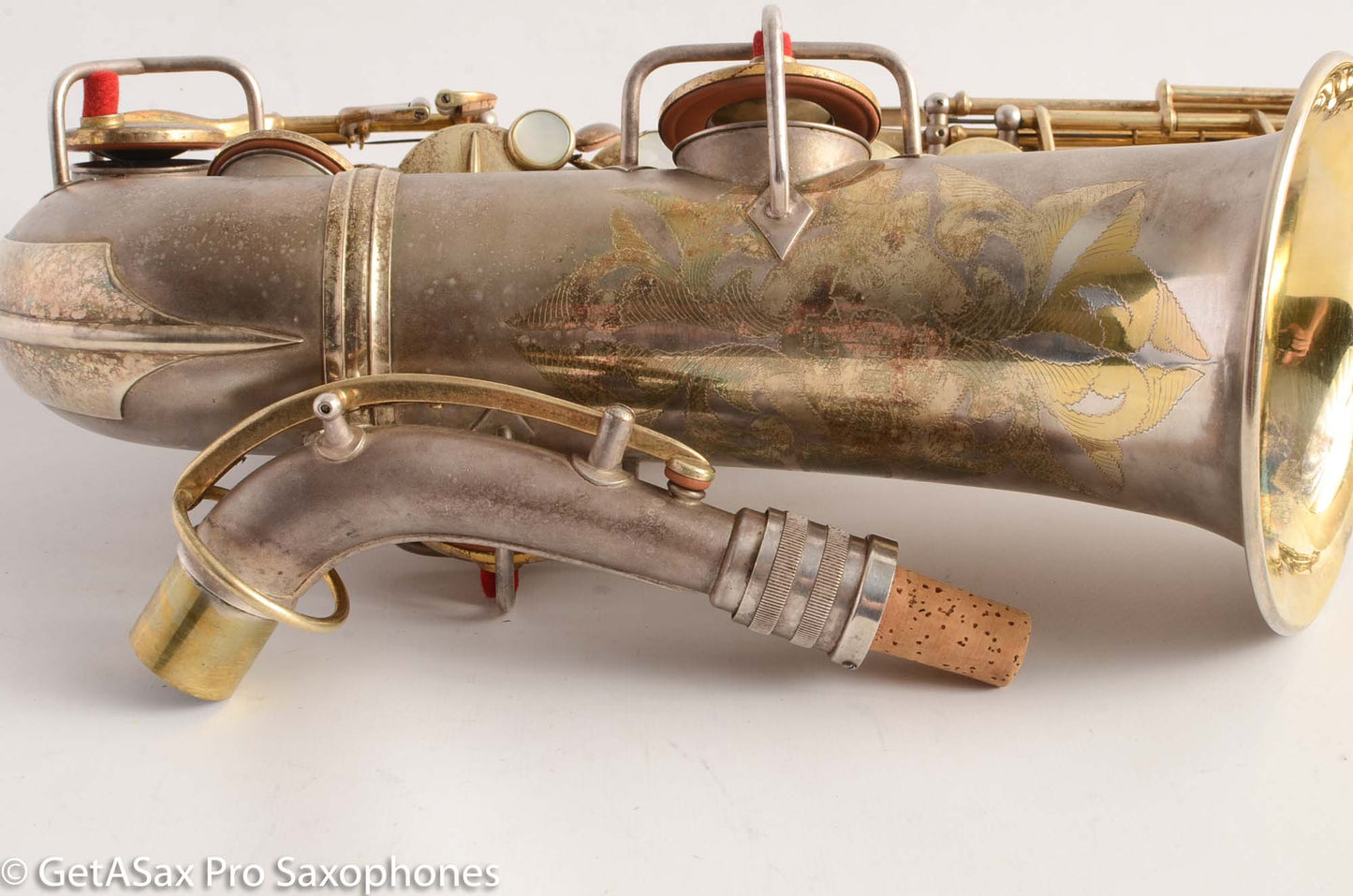 Conn New Wonder 1 Alto Saxophone Silver with Gold Keys