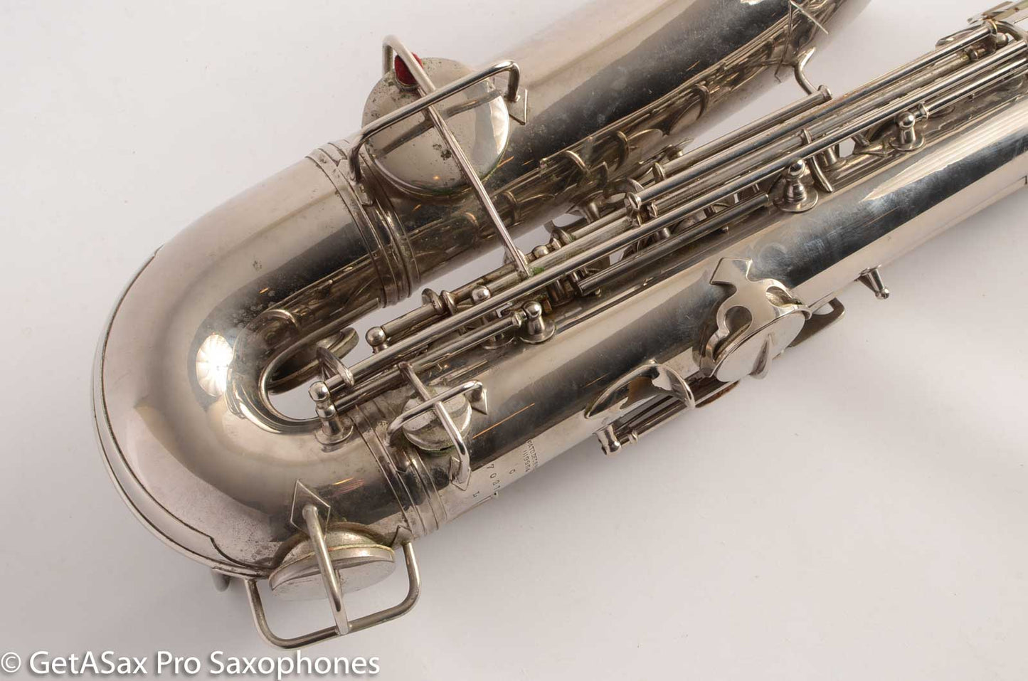 Conn New Wonder 1 C Melody Saxophone Original Nickel Plate Good Condition 70276