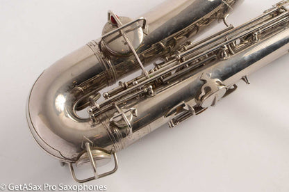 Conn New Wonder 1 C Melody Saxophone Original Nickel Plate Good Condition 70276
