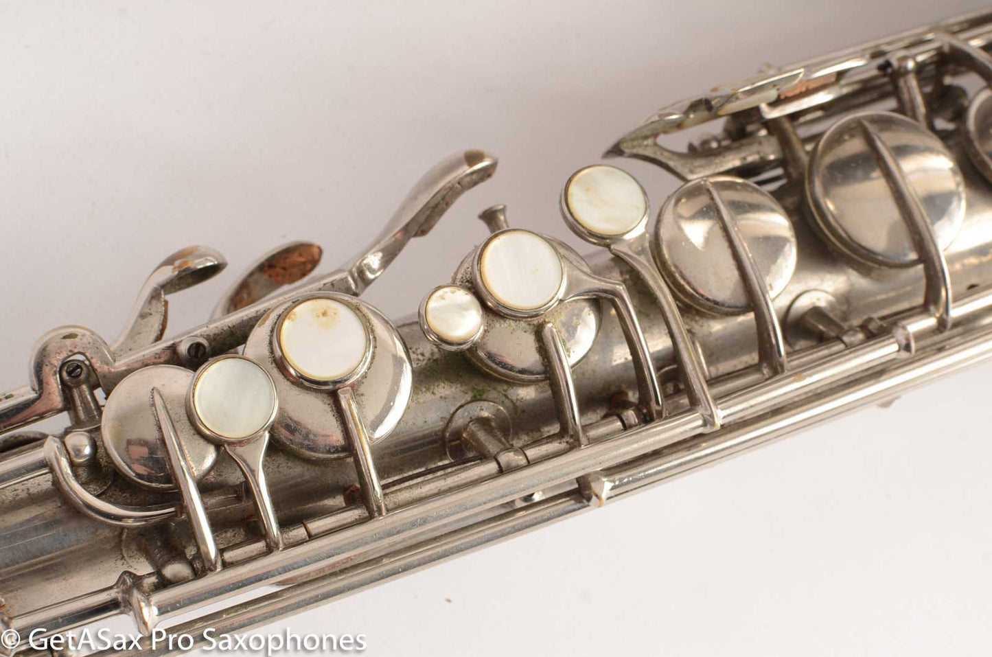 Conn New Wonder 1 C Melody Saxophone Original Nickel Plate Good Condition 70276