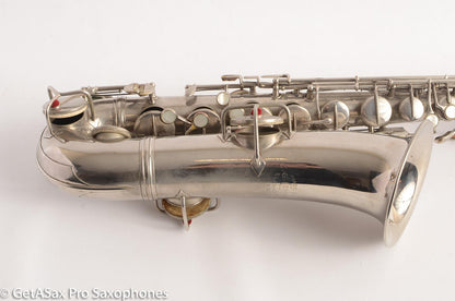Conn New Wonder 1 C Melody Saxophone Original Nickel Plate Good Condition 70276