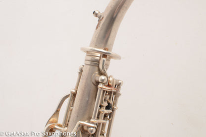 Conn New Wonder 1 Curved Soprano Original Silver 102607 Good Pads High F!
