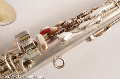 Conn New Wonder 1 Curved Soprano Original Silver 102607 Good Pads High F!