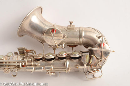Conn New Wonder 1 Curved Soprano Original Silver 102607 Good Pads High F!