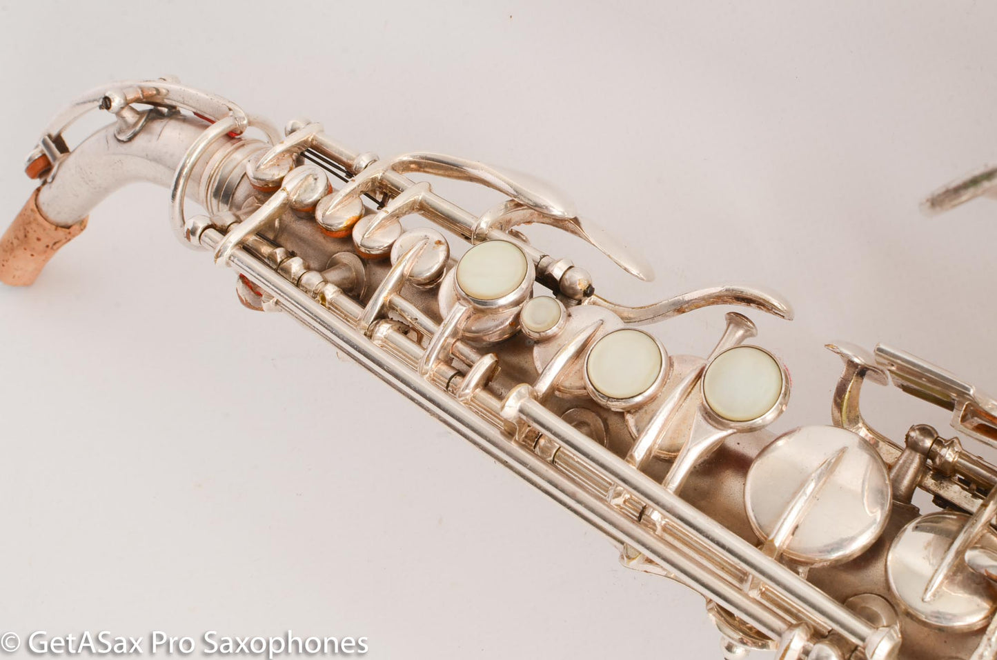 Conn New Wonder 1 Curved Soprano Original Silver 102607 Good Pads High F!