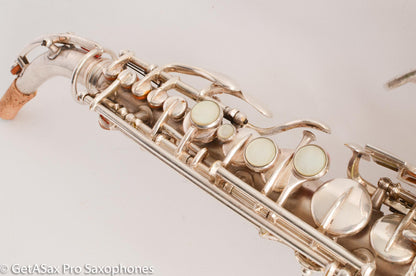 Conn New Wonder 1 Curved Soprano Original Silver 102607 Good Pads High F!