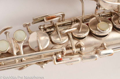 Conn New Wonder 1 Curved Soprano Original Silver 102607 Good Pads High F!