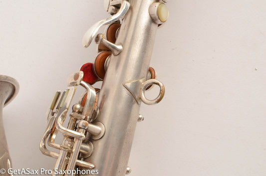 Conn New Wonder 1 Curved Soprano Original Silver 102607 Good Pads High F!
