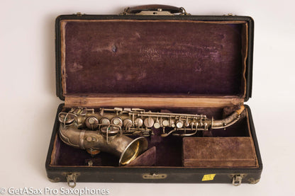 Conn New Wonder 1 Curved Soprano Excellent Condition Original Silver Plate 118598