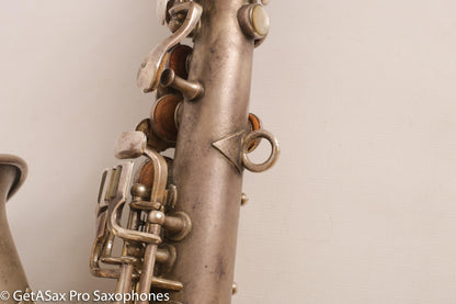 Conn New Wonder 1 Curved Soprano Excellent Condition Original Silver Plate 118598