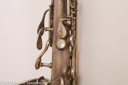 Conn New Wonder 1 Curved Soprano Excellent Condition Original Silver Plate 118598
