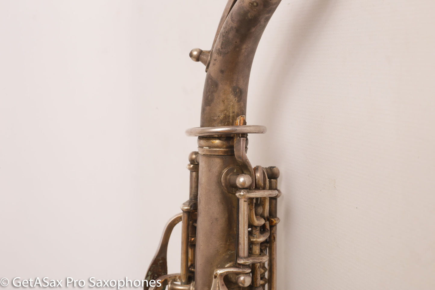 Conn New Wonder 1 Curved Soprano Excellent Condition Original Silver Plate 118598