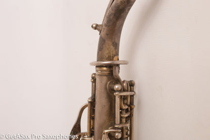 Conn New Wonder 1 Curved Soprano Excellent Condition Original Silver Plate 118598