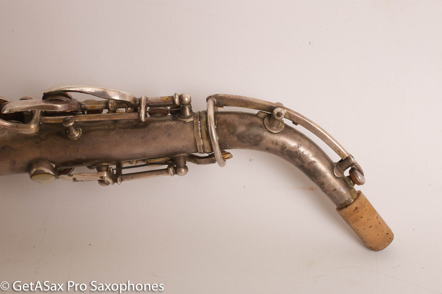 Conn New Wonder 1 Curved Soprano Excellent Condition Original Silver Plate 118598