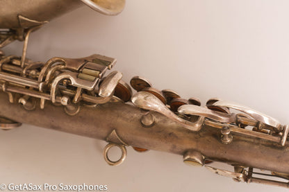 Conn New Wonder 1 Curved Soprano Excellent Condition Original Silver Plate 118598