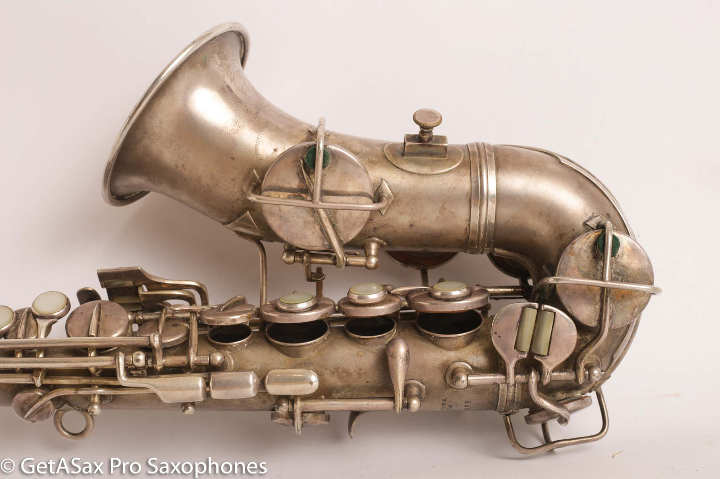 Conn New Wonder 1 Curved Soprano Excellent Condition Original Silver Plate 118598