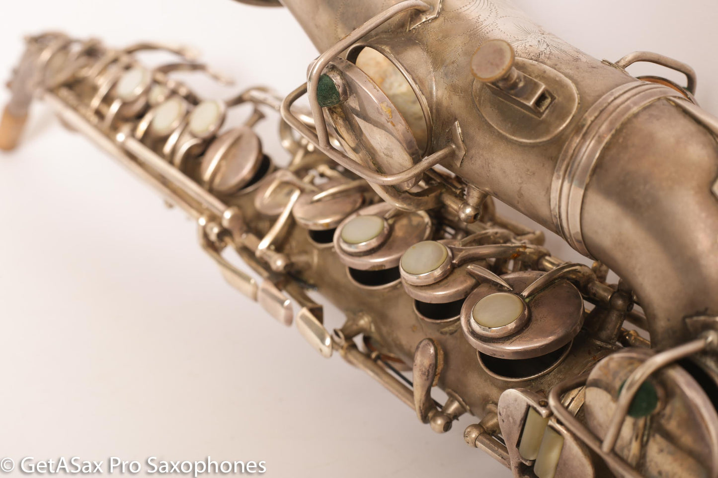 Conn New Wonder 1 Curved Soprano Excellent Condition Original Silver Plate 118598