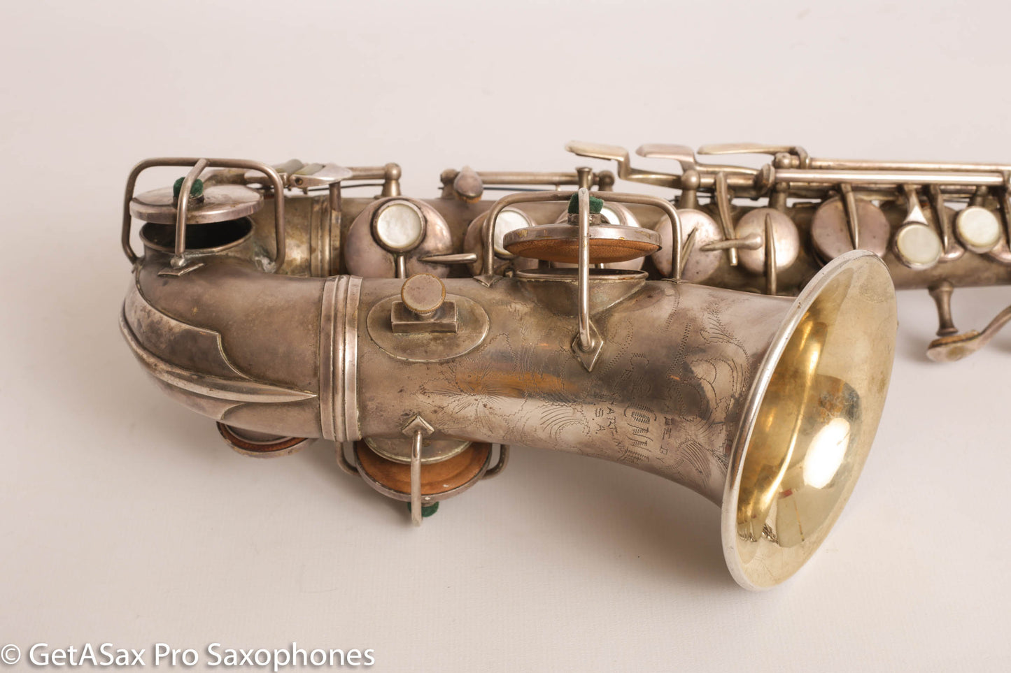 Conn New Wonder 1 Curved Soprano Excellent Condition Original Silver Plate 118598