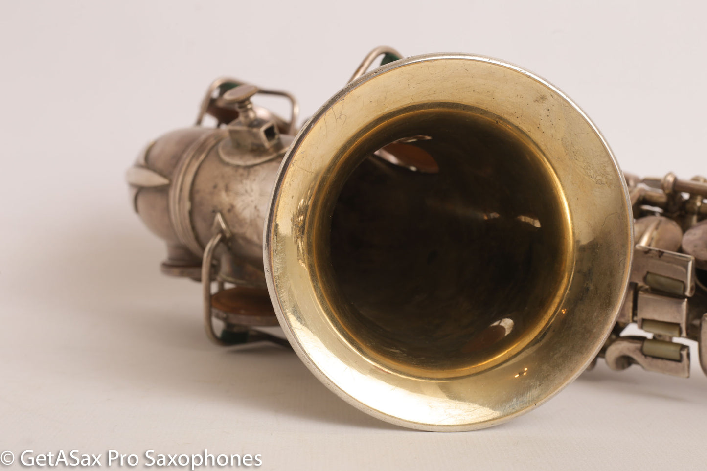 Conn New Wonder 1 Curved Soprano Excellent Condition Original Silver Plate 118598