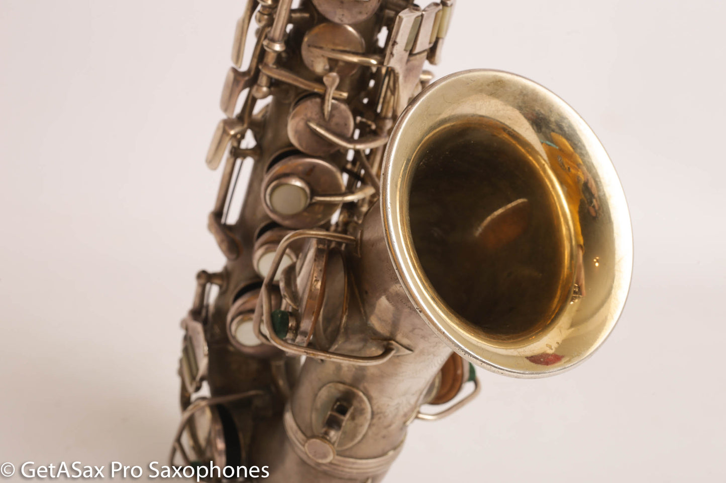 Conn New Wonder 1 Curved Soprano Excellent Condition Original Silver Plate 118598