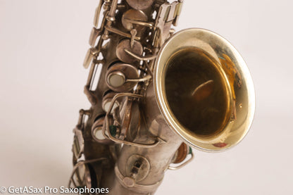 Conn New Wonder 1 Curved Soprano Excellent Condition Original Silver Plate 118598