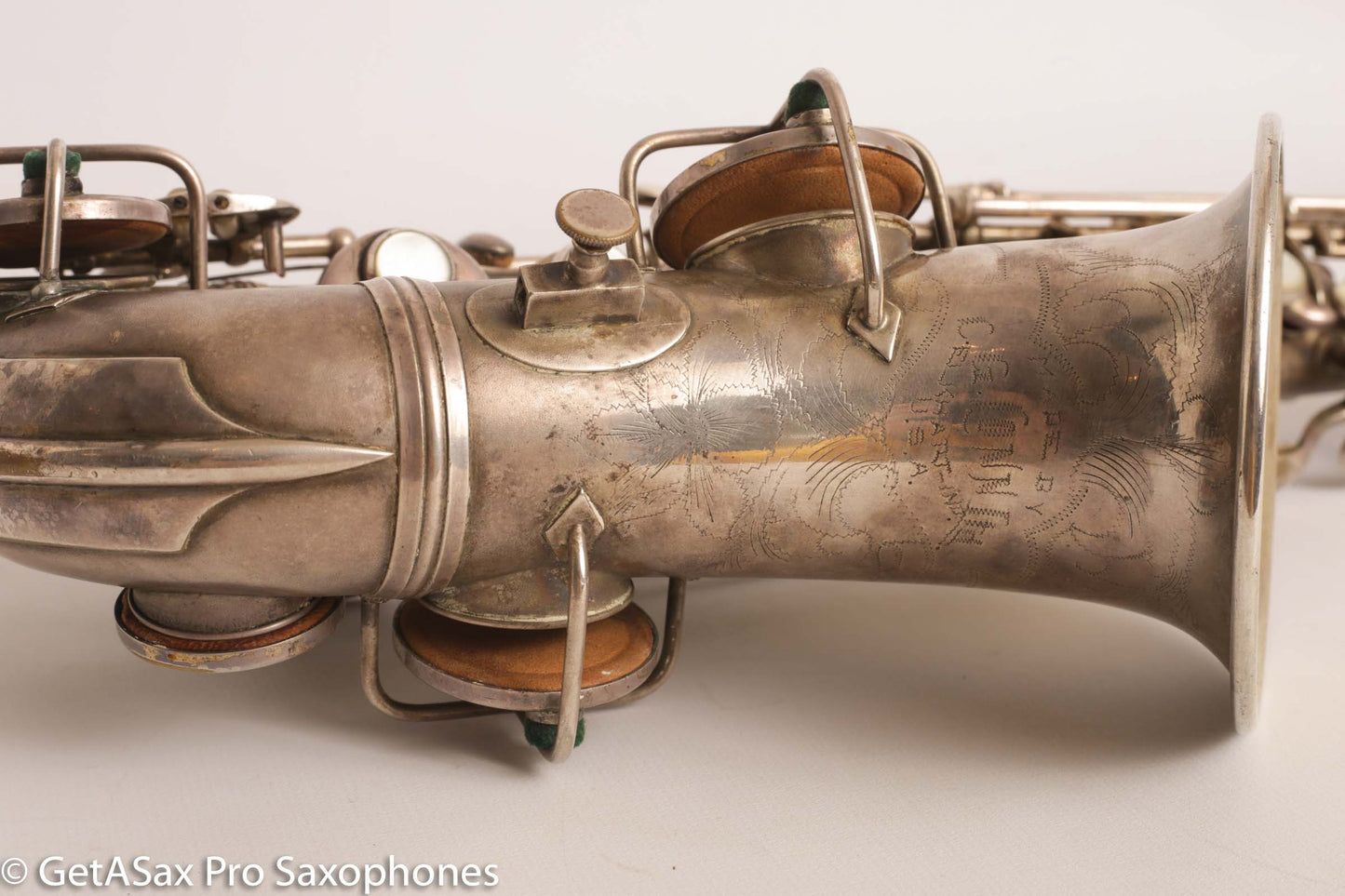 Conn New Wonder 1 Curved Soprano Excellent Condition Original Silver Plate 118598