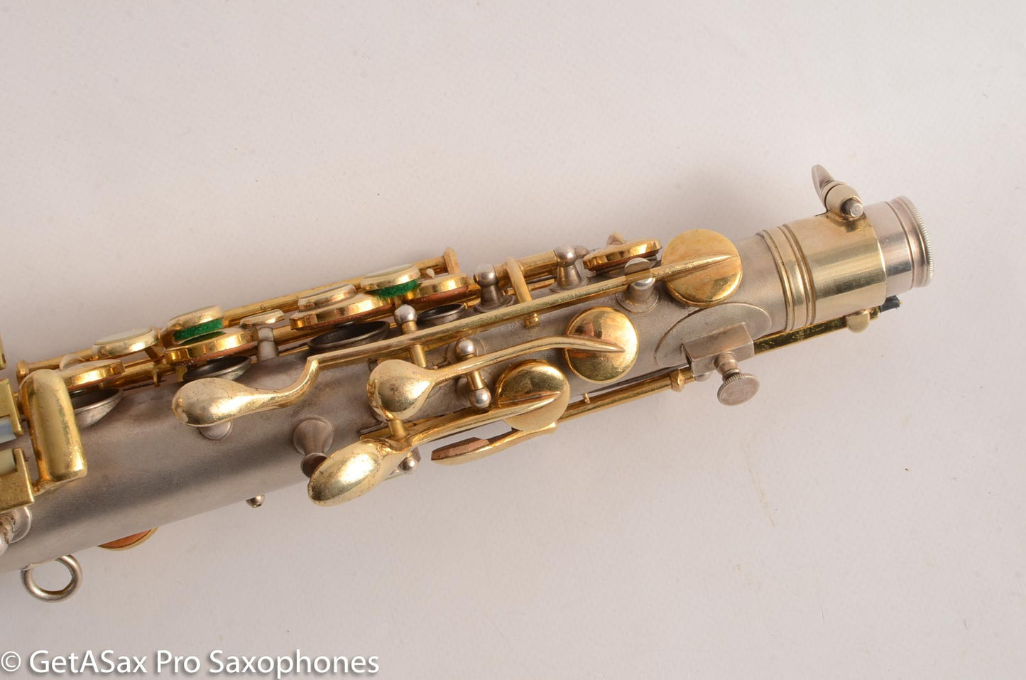 Conn New Wonder I Alto Saxophone Silver w/Gold Plate 1923 Good Pads 117847