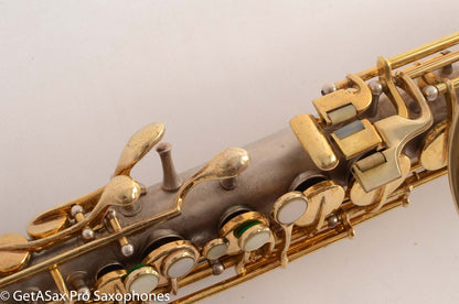 Conn New Wonder I Alto Saxophone Silver w/Gold Plate 1923 Good Pads 117847