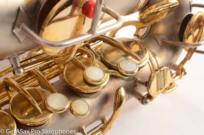 Conn New Wonder I Alto Saxophone Silver w/Gold Plate 1923 Good Pads 117847
