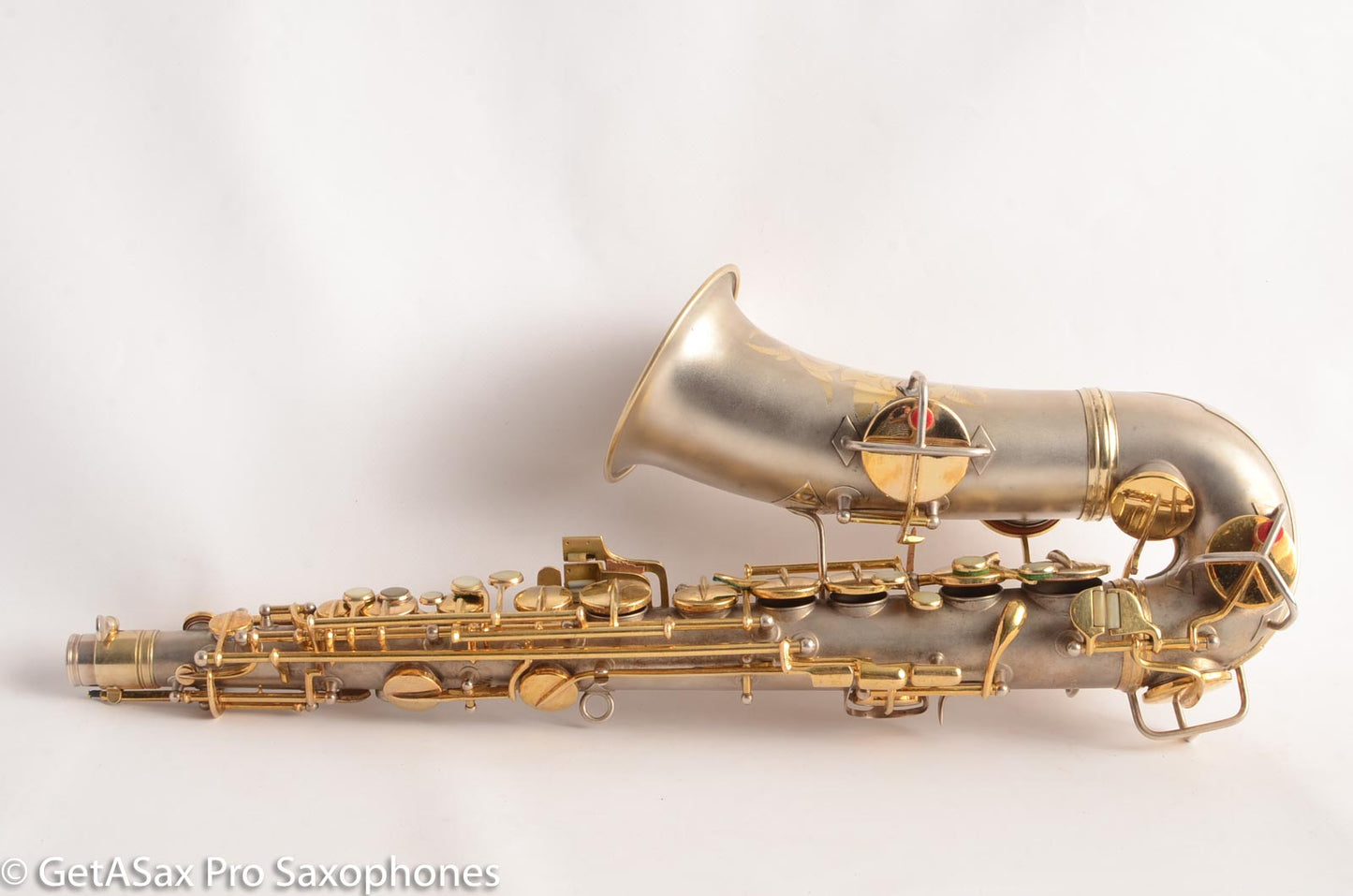Conn New Wonder I Alto Saxophone Silver w/Gold Plate 1923 Good Pads 117847
