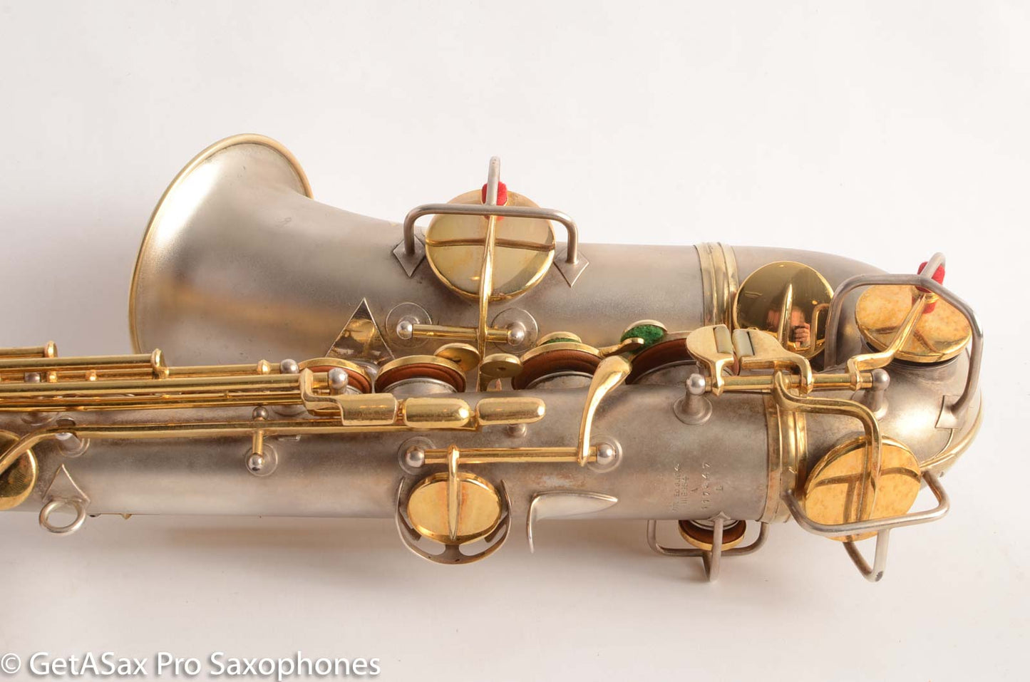 Conn New Wonder I Alto Saxophone Silver w/Gold Plate 1923 Good Pads 117847