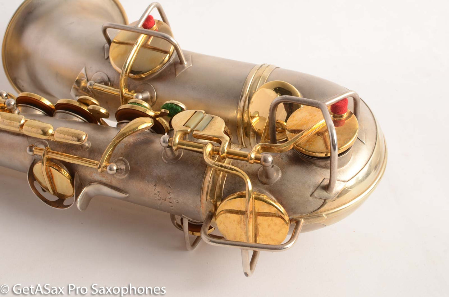 Conn New Wonder I Alto Saxophone Silver w/Gold Plate 1923 Good Pads 117847