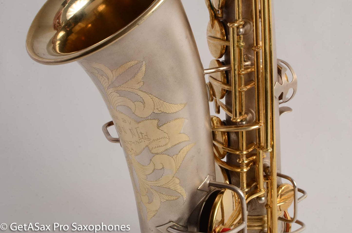 Conn New Wonder I Alto Saxophone Silver w/Gold Plate 1923 Good Pads 117847