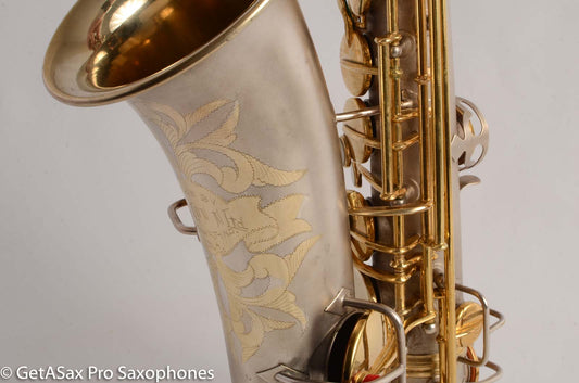 Conn New Wonder I Alto Saxophone Silver w/Gold Plate 1923 Good Pads 117847