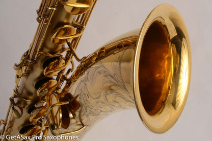 Conn Chu Berry NW1 Baritone Saxophone Gold Plate Stunning Original Gold Added High E-F 104836
