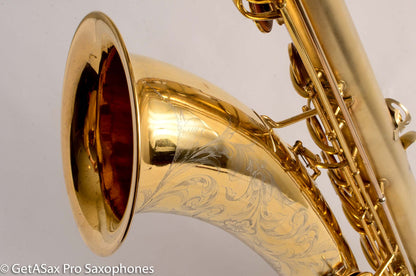 Conn Chu Berry NW1 Baritone Saxophone Gold Plate Stunning Original Gold Added High E-F 104836