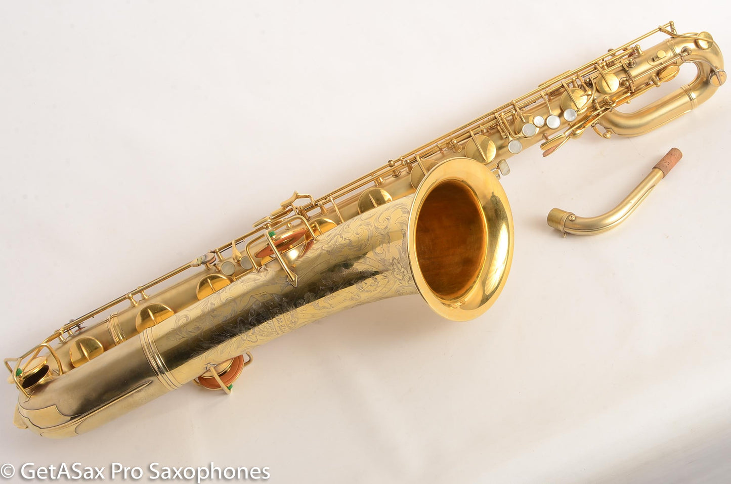Conn Chu Berry NW1 Baritone Saxophone Gold Plate Stunning Original Gold Added High E-F 104836