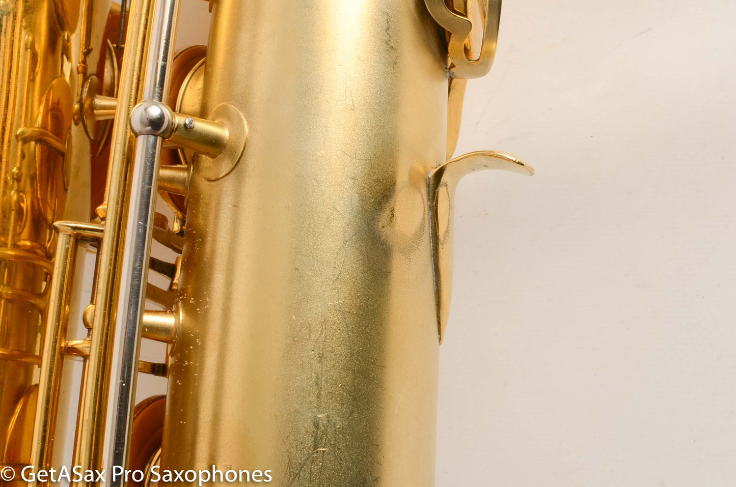 Conn Chu Berry NW1 Baritone Saxophone Gold Plate Stunning Original Gold Added High E-F 104836