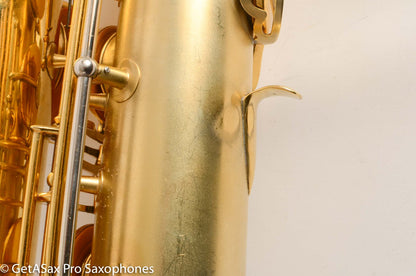 Conn Chu Berry NW1 Baritone Saxophone Gold Plate Stunning Original Gold Added High E-F 104836