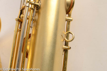 Conn Chu Berry NW1 Baritone Saxophone Gold Plate Stunning Original Gold Added High E-F 104836