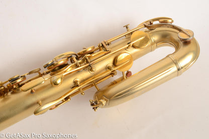 Conn Chu Berry NW1 Baritone Saxophone Gold Plate Stunning Original Gold Added High E-F 104836