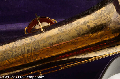 Conn Chu Berry NW1 Baritone Saxophone Gold Plate Stunning Original Gold Added High E-F 104836