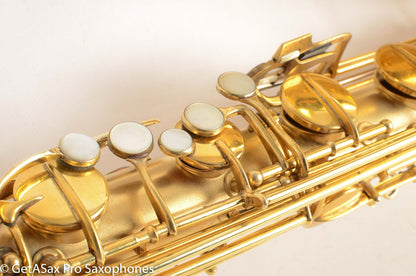 Conn Chu Berry NW1 Baritone Saxophone Gold Plate Stunning Original Gold Added High E-F 104836