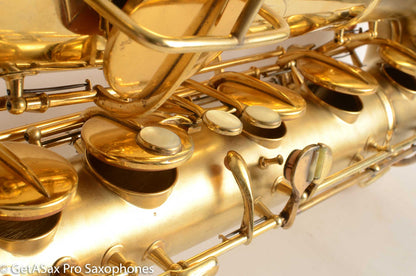 Conn Chu Berry NW1 Baritone Saxophone Gold Plate Stunning Original Gold Added High E-F 104836
