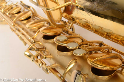 Conn Chu Berry NW1 Baritone Saxophone Gold Plate Stunning Original Gold Added High E-F 104836