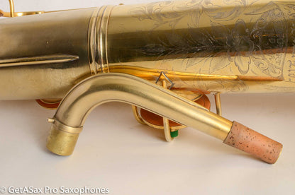 Conn Chu Berry NW1 Baritone Saxophone Gold Plate Stunning Original Gold Added High E-F 104836