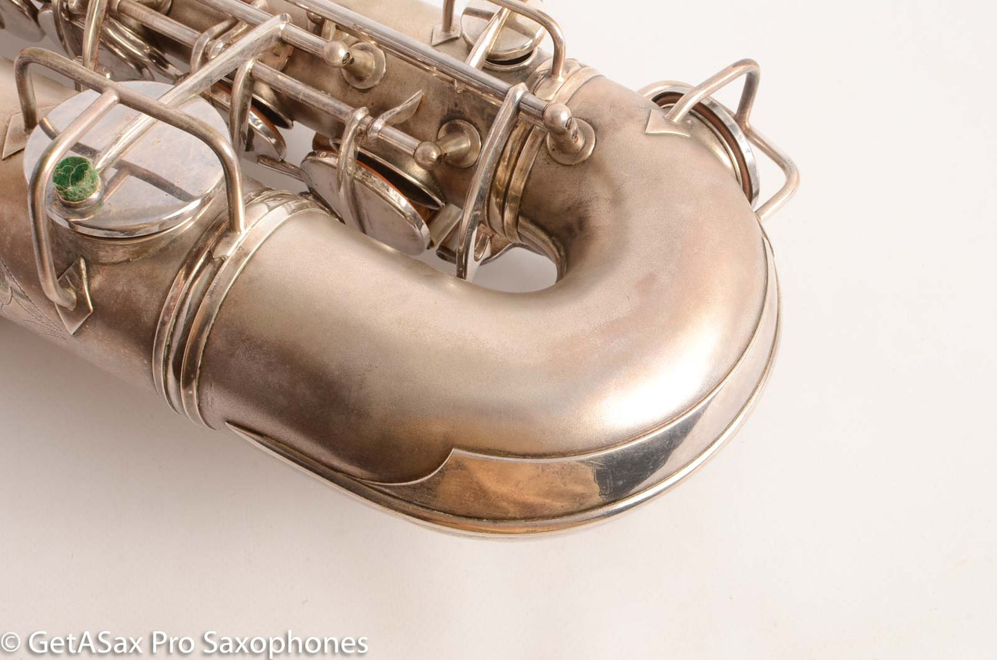 Conn New Wonder 1 C Melody Saxophone Original Silver Plate Good Condition 106298