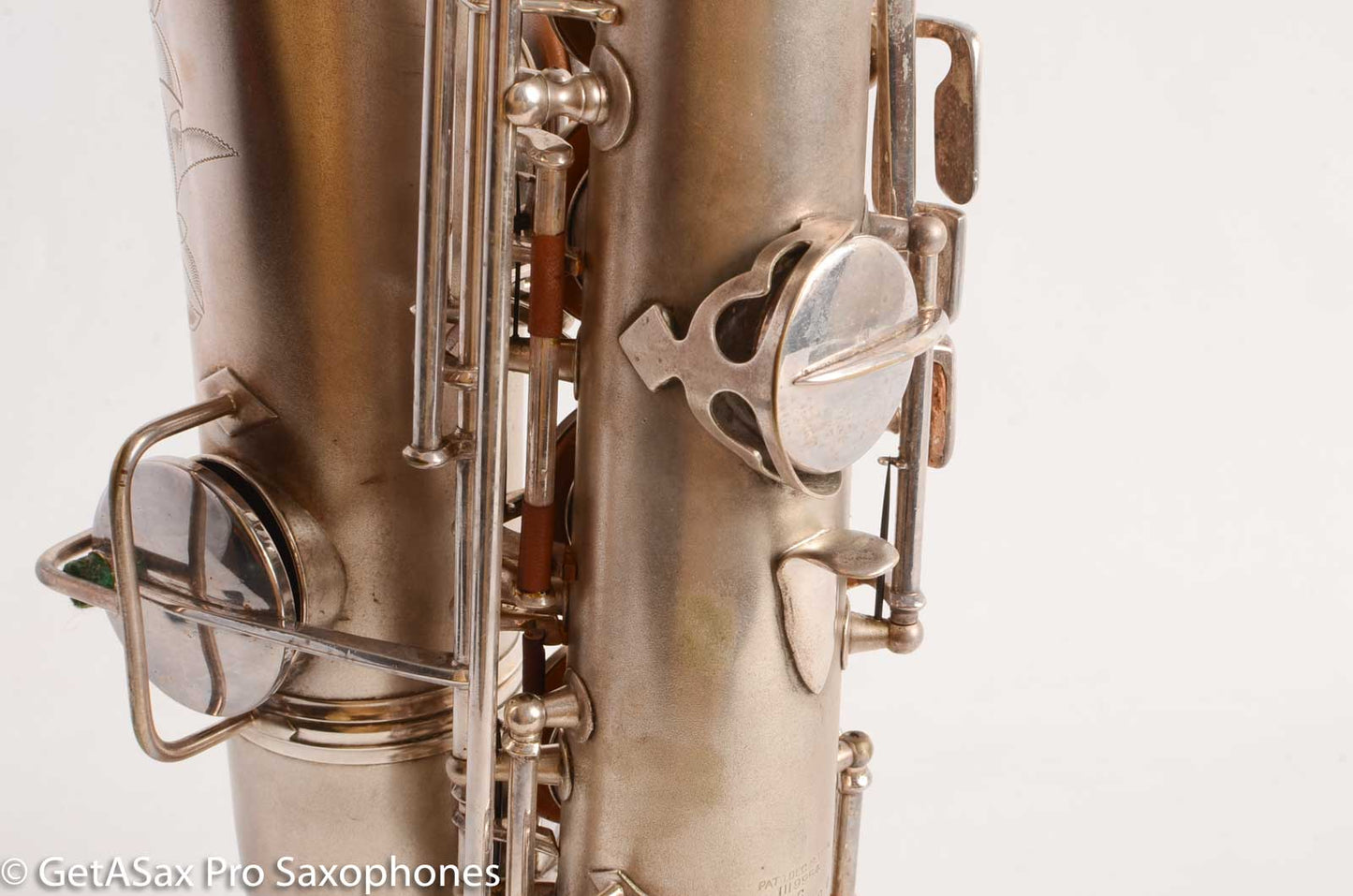 Conn New Wonder 1 C Melody Saxophone Original Silver Plate Good Condition 106298